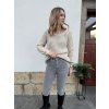Dámské šedé mom džíny FAF premium collection