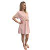 Dámské pudrové šaty SIMPLEE