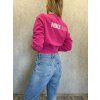 Dámská malinová crop mikina NIKE