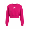 Dámská malinová crop mikina NIKE