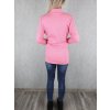 Růžový dámský kardigan AMISU