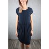 Tmavě modré viskózové šaty NAKETANO