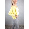 Žlutý banánový kardigan/přehoz