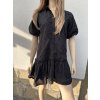 Dámské černé madeirové minišaty/tunika MISSGUIDED