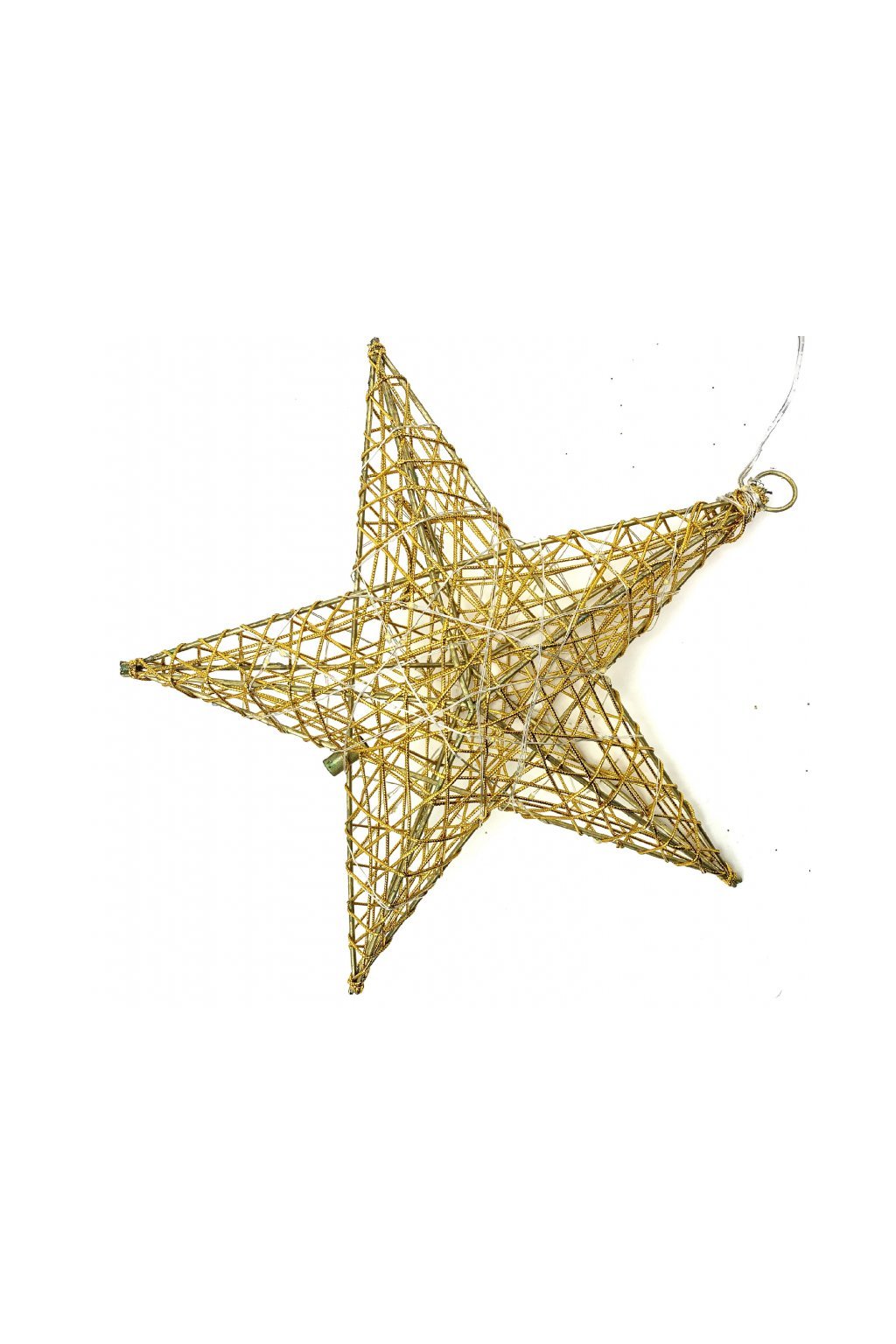 Vánoční svítící dekorace - Hvězda 20 cm