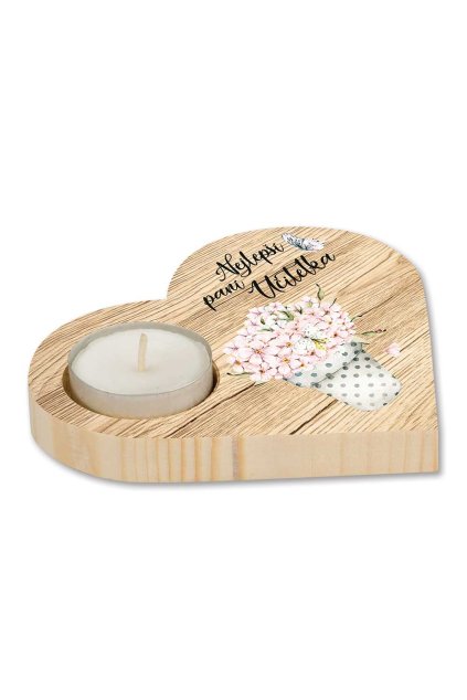 BC230017 drevene srdce se svickou ucitelka WQ
