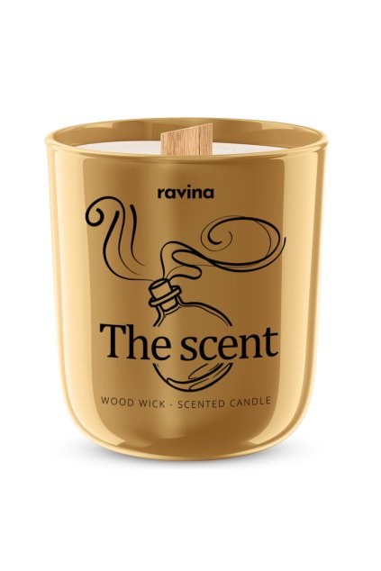 ravina vonna sojova svicka The Scent dreveny knot