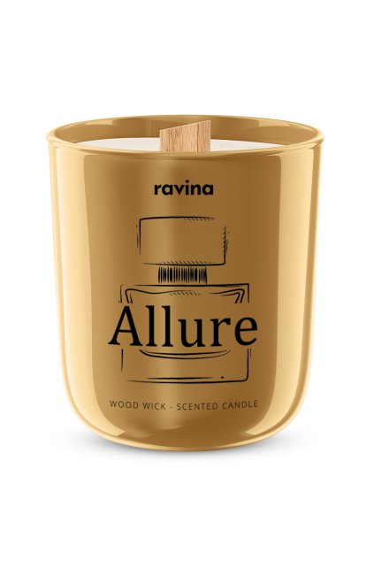 ravina vonna sojova svicka allure dreveny knot