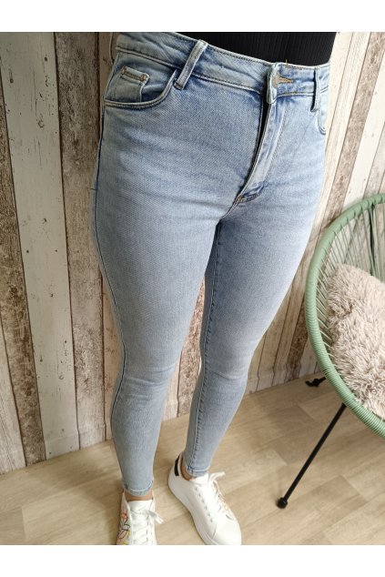 Světle modré jeans M-sara, push-up XS-XL