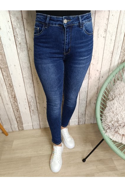 Modré  jeans M-sara, push-up XS-XL