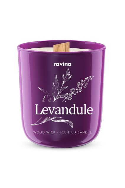 levandule ravina sojova vonna svicka ve skle