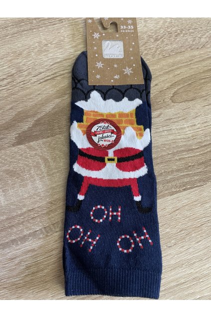 Veselé ponožky Santa, vel. 33-35