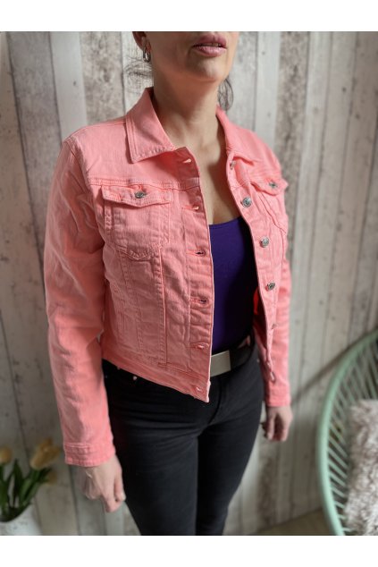 Jeans bundička Lima, lososová
