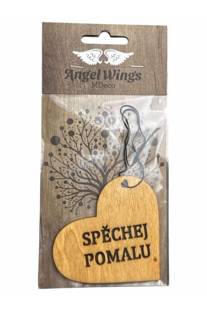 drevena vune 17x8cm angel wings srdce spechej pomalu 1736769048