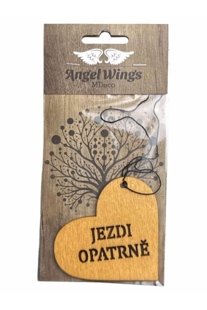 drevena vune 17x8cm angel wings srdce jezdi opatrne 1736769012