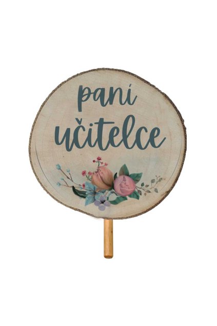 BC200103 dreveny zapich pani ucitelce