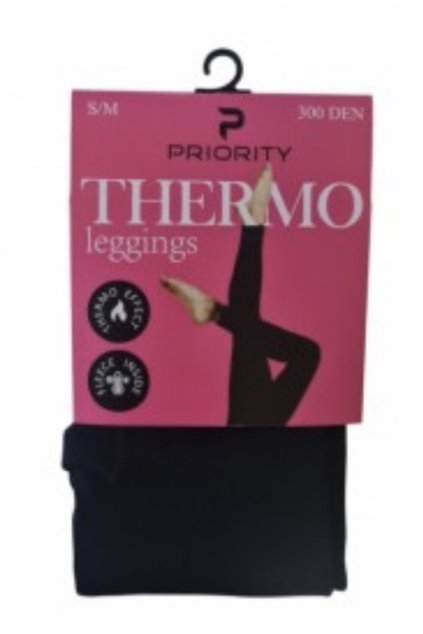 Termo punčocháče bez ťapek, černé