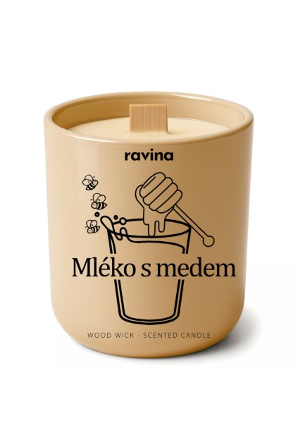 ravina sojova svicka mleko s medem