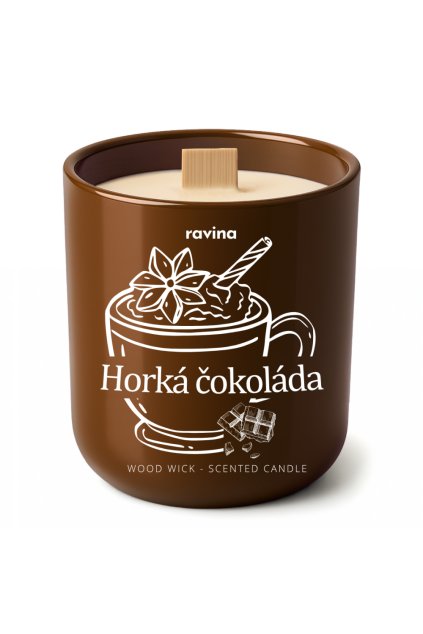 sojova svicka horka cokolada zimni vune