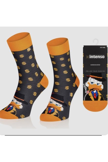 Veselé ponožky Strýček Skrblík, vel. 35-37