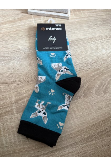 Veselé ponožky kočka, vel. 38-40