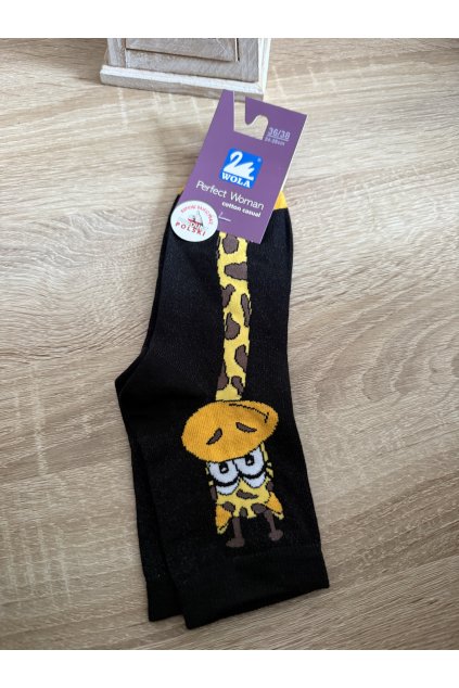 Veselé ponožky žirafa, vel. 36-38