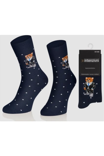 Veselé ponožky Méďa, vel. 41-43