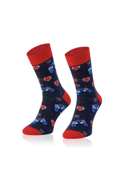 Veselé ponožky Love Game, vel. 41-43