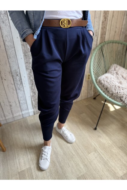 Dámské kalhoty RL, tmavě modrá, UNI vel. 38-44