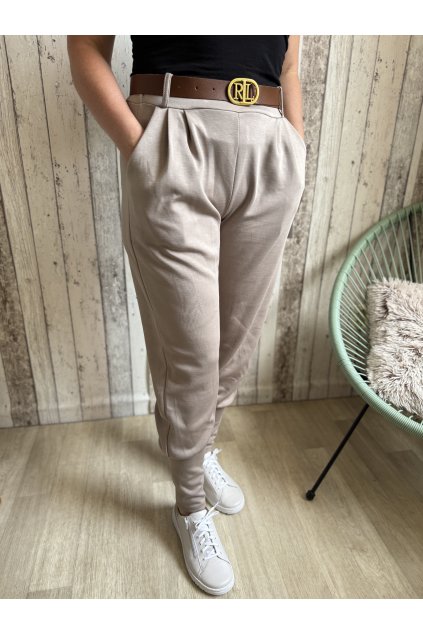 Dámské kalhoty RL, beige, UNI vel. 38-44