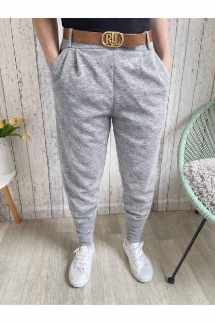 Dámské kalhoty RL, šedé, UNI vel. 38-44