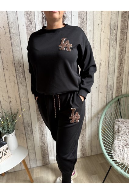 Tepláková souprava LA, černá, UNI vel. 38-44