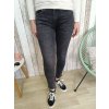 Jeans Push-up, tmavě šedé, velké velikosti
