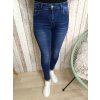 Modré  jeans M-sara, push-up - větší velikosti