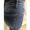 Modré  jeans M-sara, push-up - větší velikosti