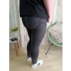 Jeans Push-up, tmavě šedé - větší velikosti