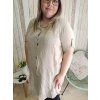 Letní maxi košile Top, beige