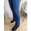Modré jeans M-sara, push-up, rozšířené nohavice