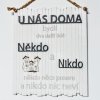 drevena cedulka 21x2505cm s 3d napisem nikdo a nekdo 1602238877