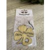 Dřevěná vůně 17x8cm angel wings - Čtyřlístek šťastnou cestu