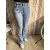 Světle modré jeans, rozšířené nohavice