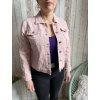 Jeans bundička Lima, světle růžová, větší velikosti
