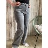 Tmavě šedé široké jeans, větší velikosti