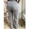 Světle šedé široké jeans, větší velikosti