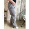 Světle šedé široké jeans, větší velikosti