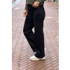 Černé široké jeans, větší velikosti