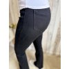 Černé zvonové jeans, větší velikosti