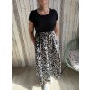 Dlouhé šaty Marylin, zebra