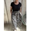Dlouhé šaty Marylin, zebra