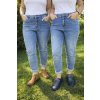 Jeans Mom Fit, modré